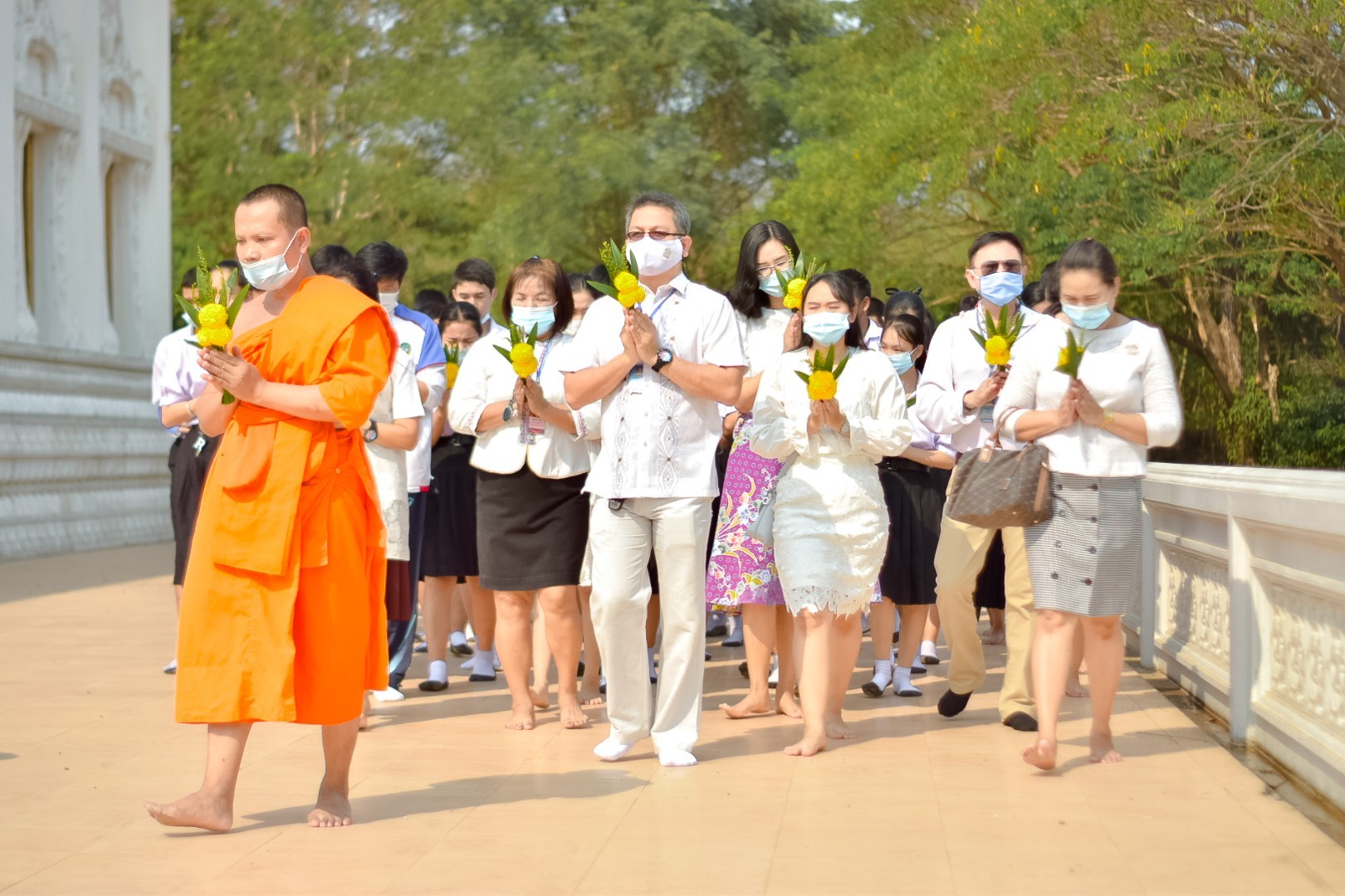 กิจกรรมวันมาฆบูชา โครงการส่งเสริมความเป็นเลิศกลุ่มสาระการเรียนรู้สังคมศึกษา ศาสนาและวัฒนธรรม ประจำปีการศึกษา 2563